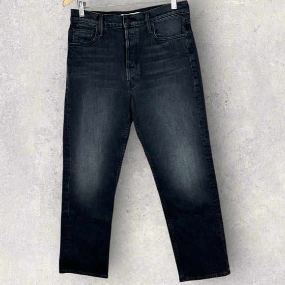 Mother Superior The Tomcat Jeans Womens Size 31 Black Lies Straight‎ Leg Denim - Picture 3 of 14